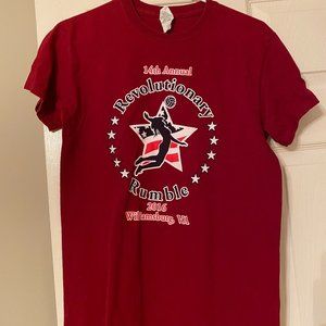 Red T-shirt revolutionary rumble